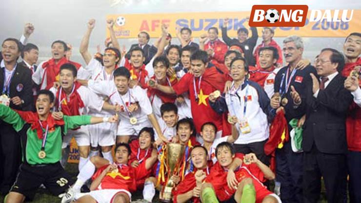 Người hâm mộ Việt Nam từng được bùng nổ cảm xúc với chiến tích đăng quang AFF Cup 2008