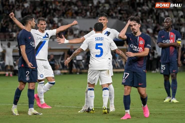 Inter Milan từng ngược dòng trước PSG trong trận giao hữu năm 2023