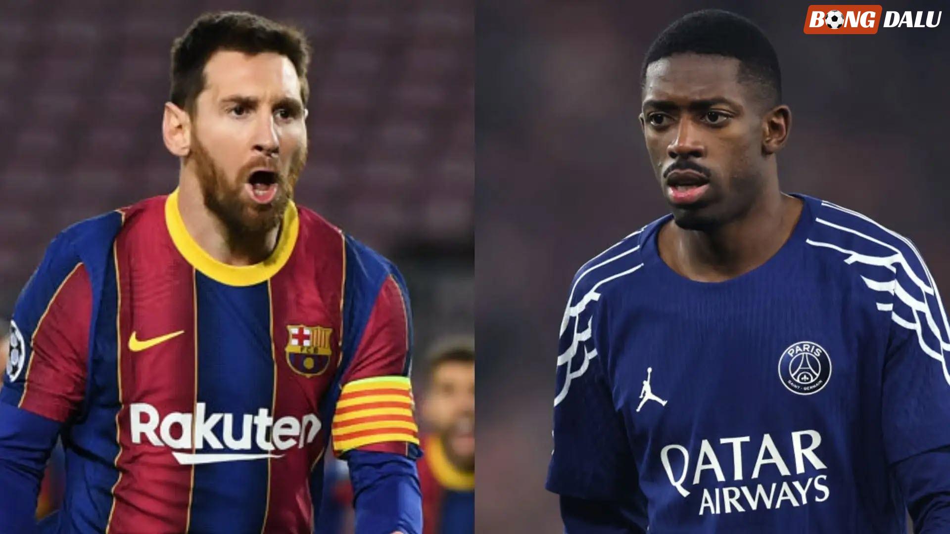 Thông số của Dembele mùa này không kém Messi mùa 2020/21 khi M10 đoạt Quả bóng Vàng