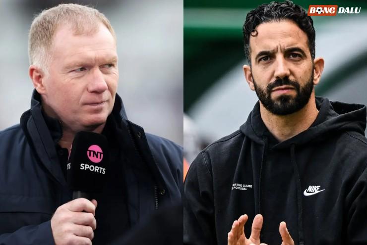 Paul Scholes cho rằng Amorim đã sai khi bỏ hoàn toàn Ngoại hạng Anh để đá Europa League