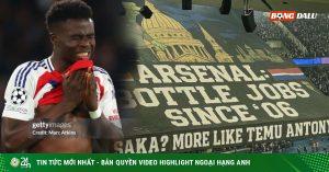 Saka bỏ lỡ khó tin khiến Arsenal thua, CĐV PSG chế giễu không bằng Antony