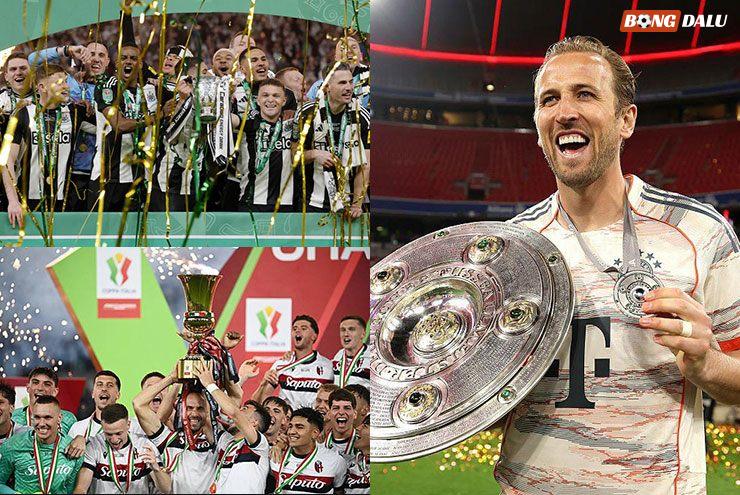 Newcastle, Bologna và cá nhân Harry Kane đều đã hết cảnh không cúp