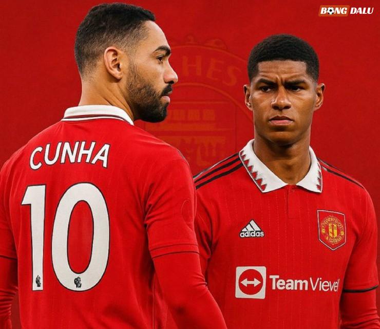 Cunha sẽ tiếp quản áo số 10 từ Rashford