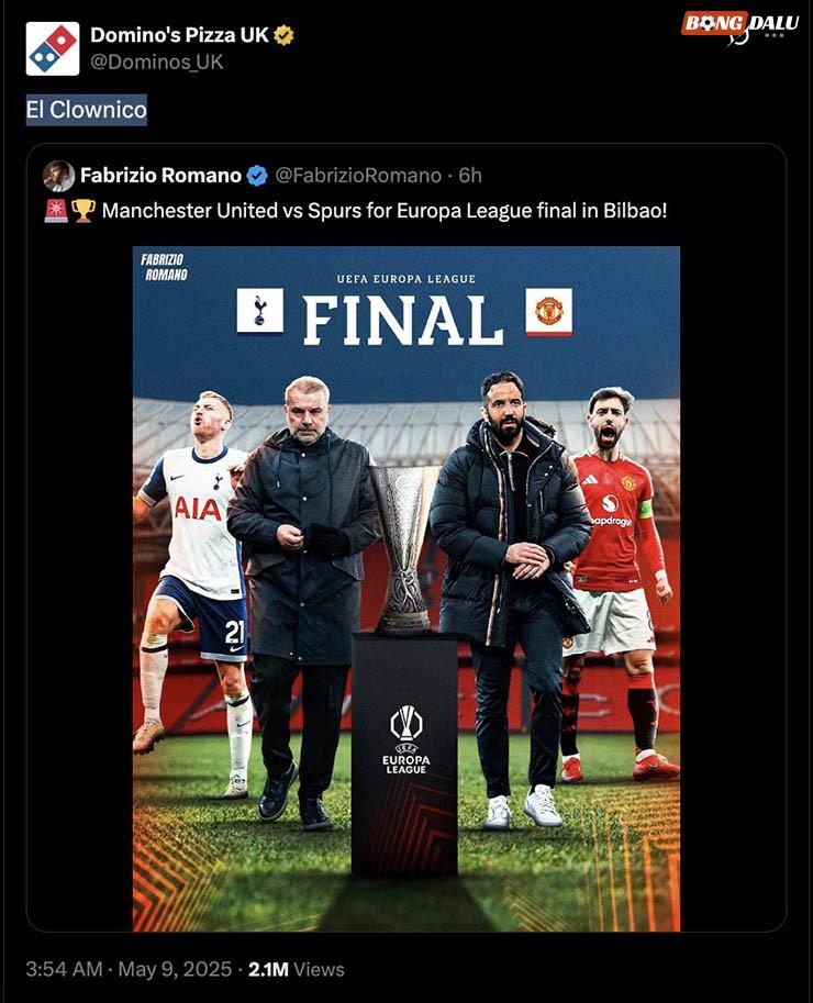 Trận chung kết giữa MU và Tottenham bị ví là "El Clownico" (tạm dịch: trận Siêu kinh điển hài hước)