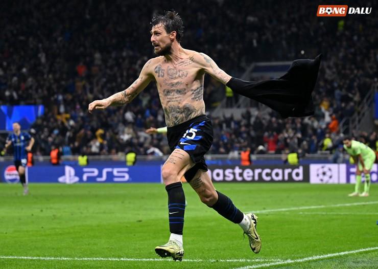 Acerbi góp công lớn giúp Inter Milan loại Barcelona ở bán kết