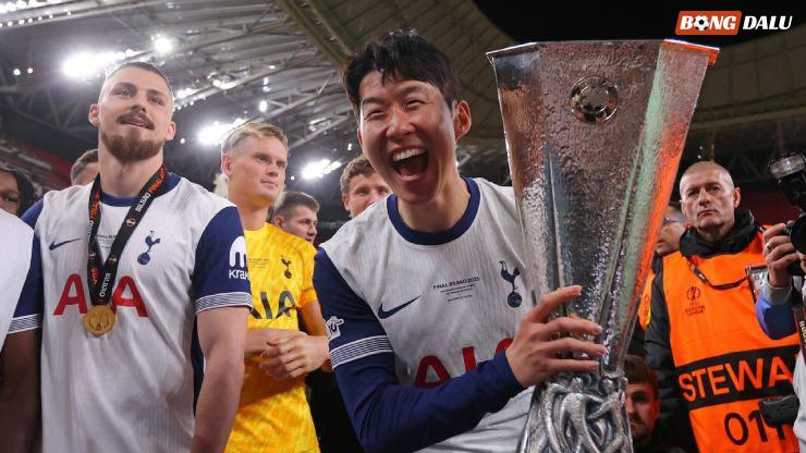 Son Heung Min và đồng đội đã ẵm danh hiệu Europa League 2024/25