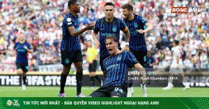Trung vệ River Plate mất bóng đá người bị thẻ đỏ, sao trẻ 19 tuổi mở tỷ số cho Inter Milan