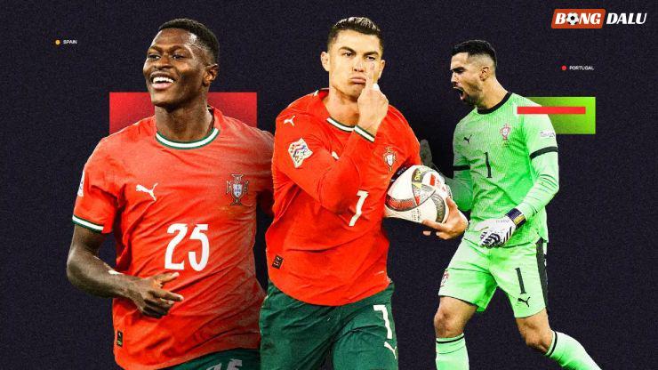 Mendes, Ronaldo và Costa là những người hùng của Bồ Đào Nha
