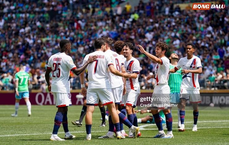 PSG đã cho thấy sự vượt trội so với Seattle Sounders dù chưa cần bung hết sức