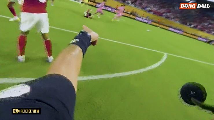 Góc nhìn của trọng tài Alireza Faghani khi thổi phạt đền cho Al Ahly