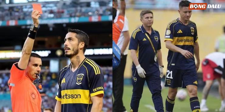 2 cầu thủ Boca Juniors lĩnh án treo giò 4 trận vì thẻ đỏ