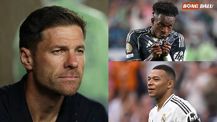 HLV Alonso cảm thấy có vấn đề giữa Vinicius và Mbappe
