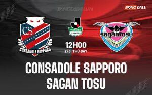 Nhận định Consadole Sapporo vs Sagan Tosu 12h00 ngày 2/8 (Hạng 2 Nhật Bản 2025)