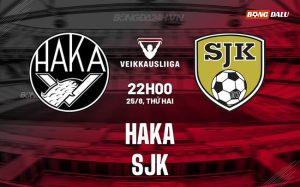 Nhận định bóng đá Haka vs SJK 22h00 ngày 25/8 (VĐQG Phần Lan 2025)