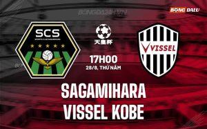 Nhận định Sagamihara vs Vissel Kobe 17h00 ngày 27/8 (Cúp Nhật Hoàng 2025)
